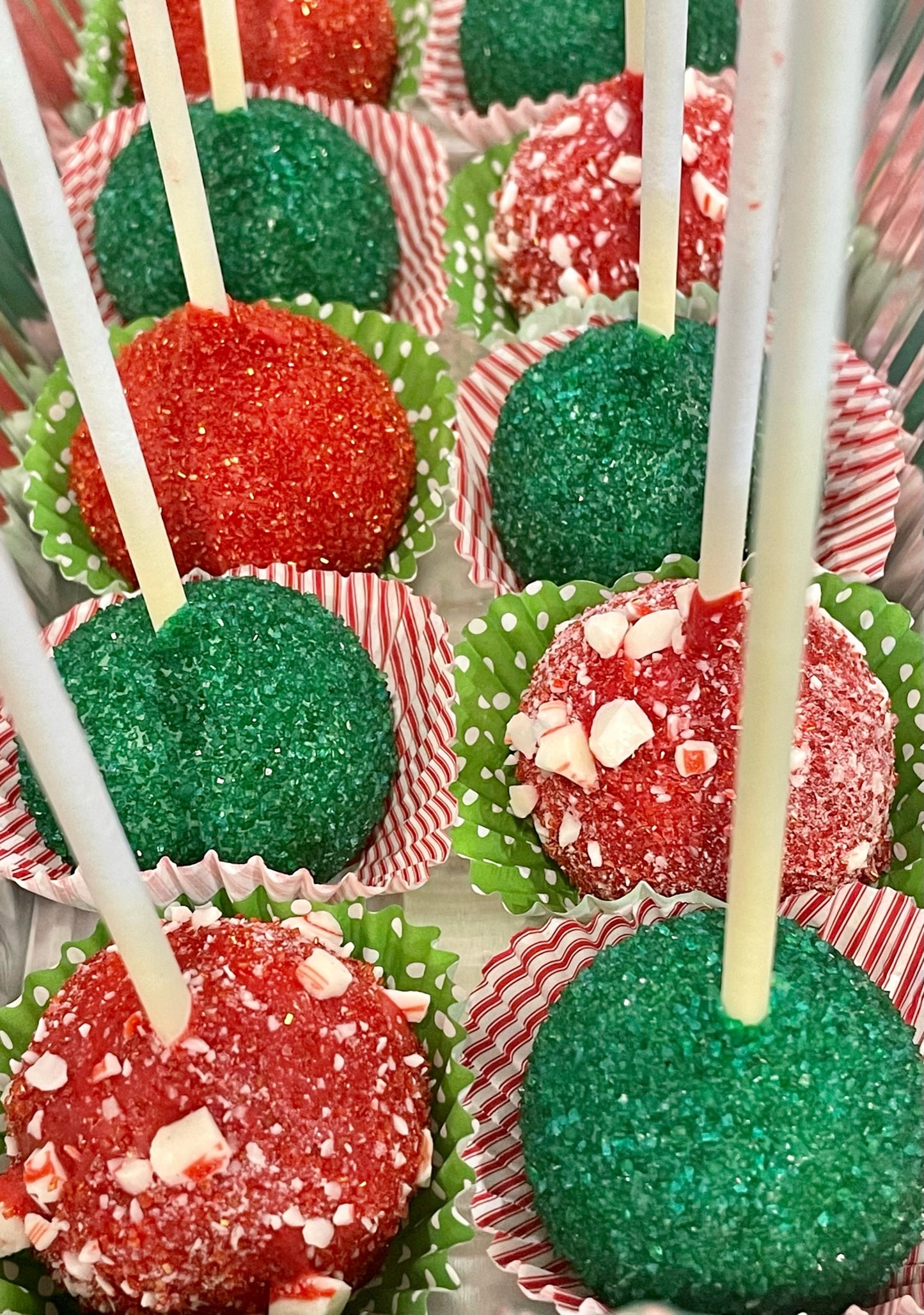 Peppermint Cake Pops