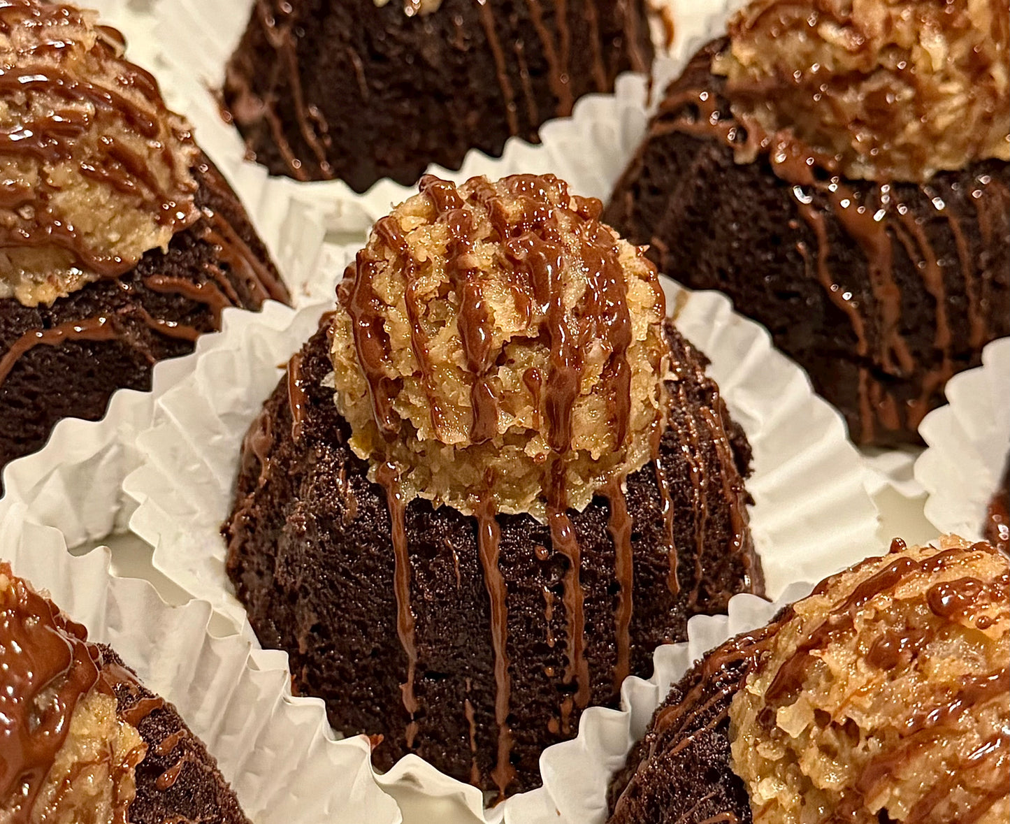 Mini German Chocolate Cakes