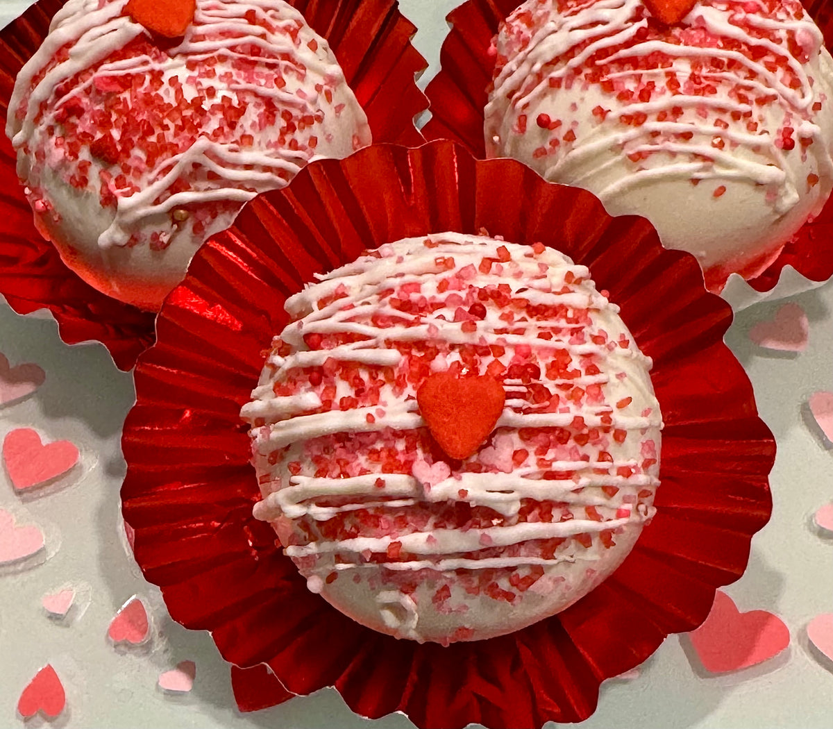 Chocolate Covered Cherry Cake Truffles