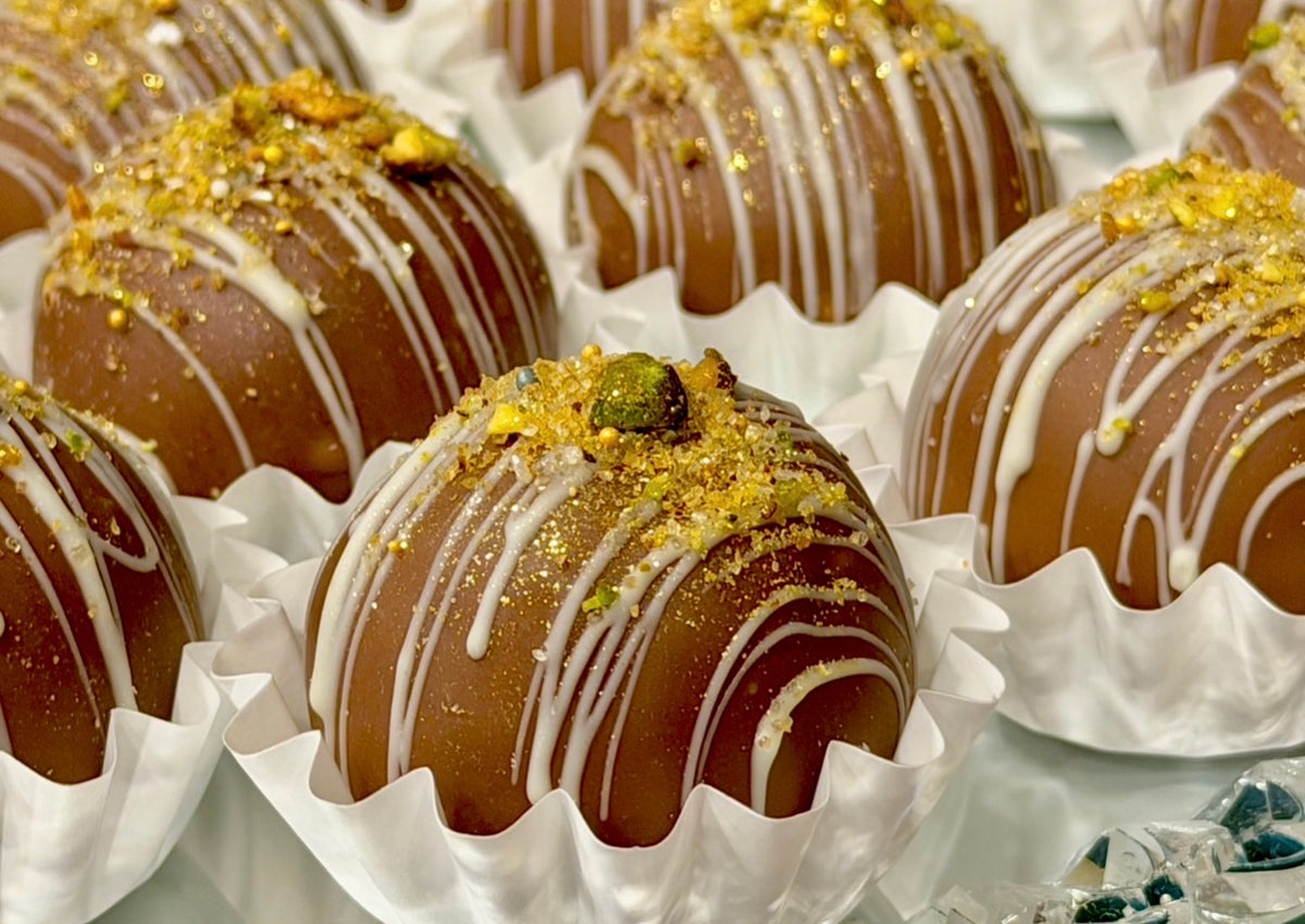 Dubai Chocolate Cake Truffles
