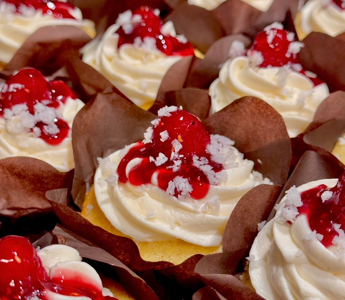 Raspberry Coconut Cupcakes