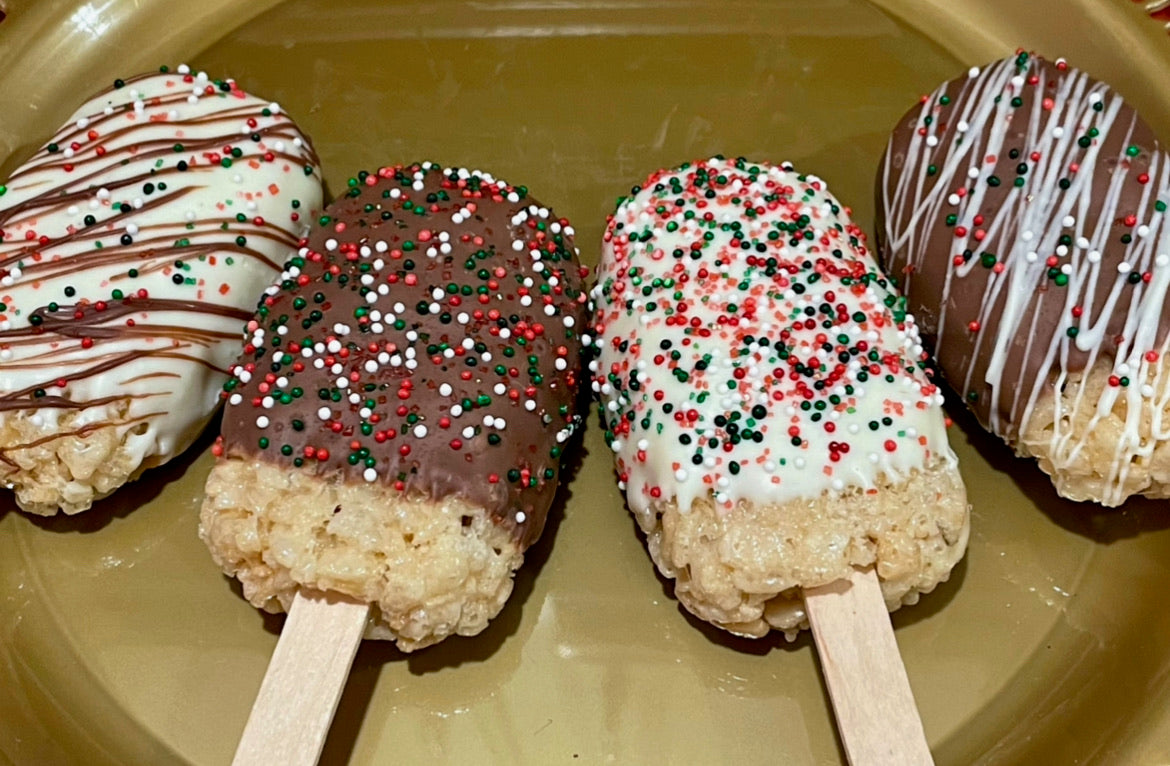 White Chocolate Rice Krispie Bars