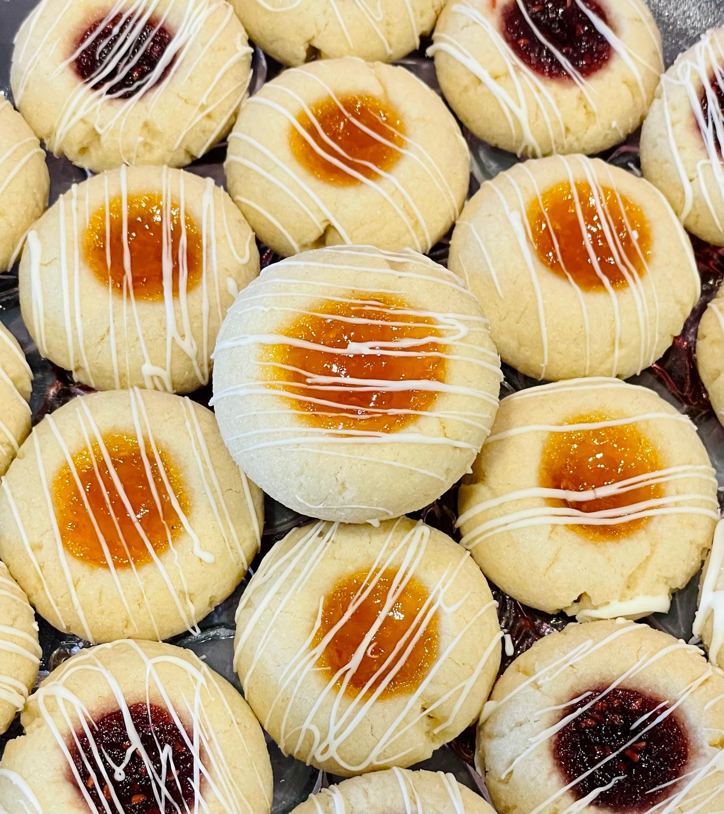 Sugar Thumbprint Jelly Cookies