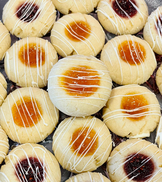 Sugar Thumbprint Jelly Cookies