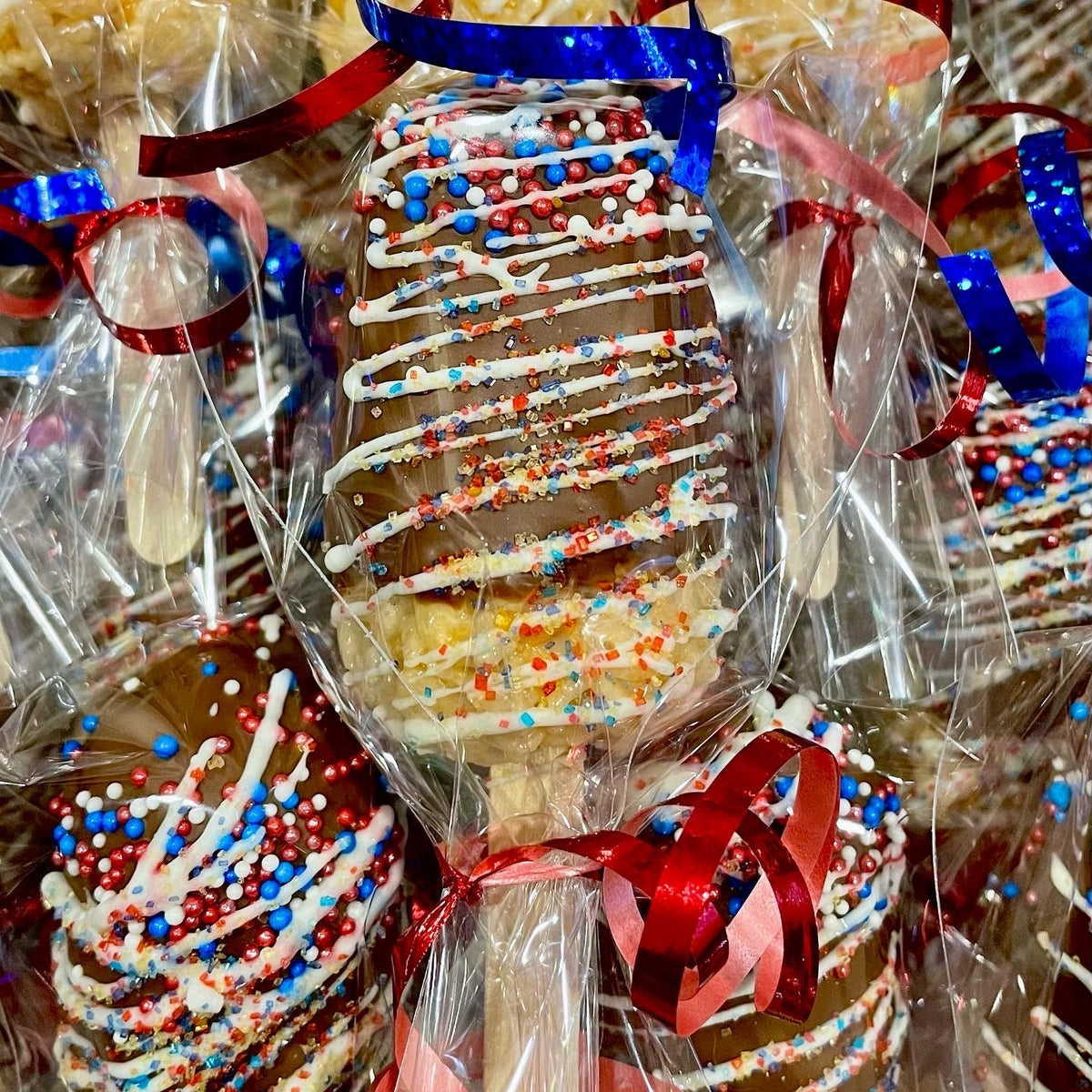 Milk Chocolate Rice Krispie Bars