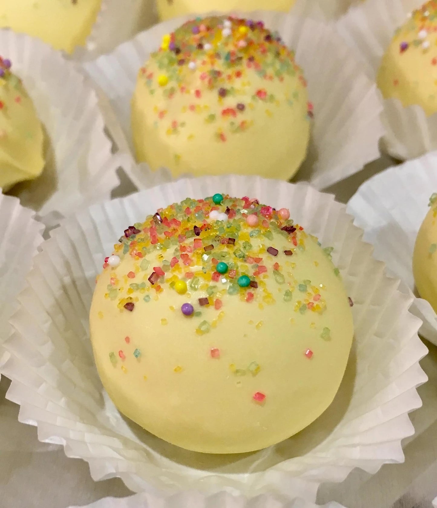 Lemon Cake Truffles