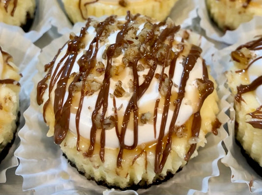 Caramel Turtle Cheesecake